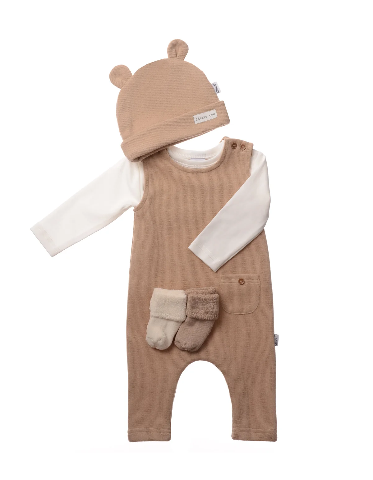 Ensemble Tricot 5 pièces | Cotelé Beige