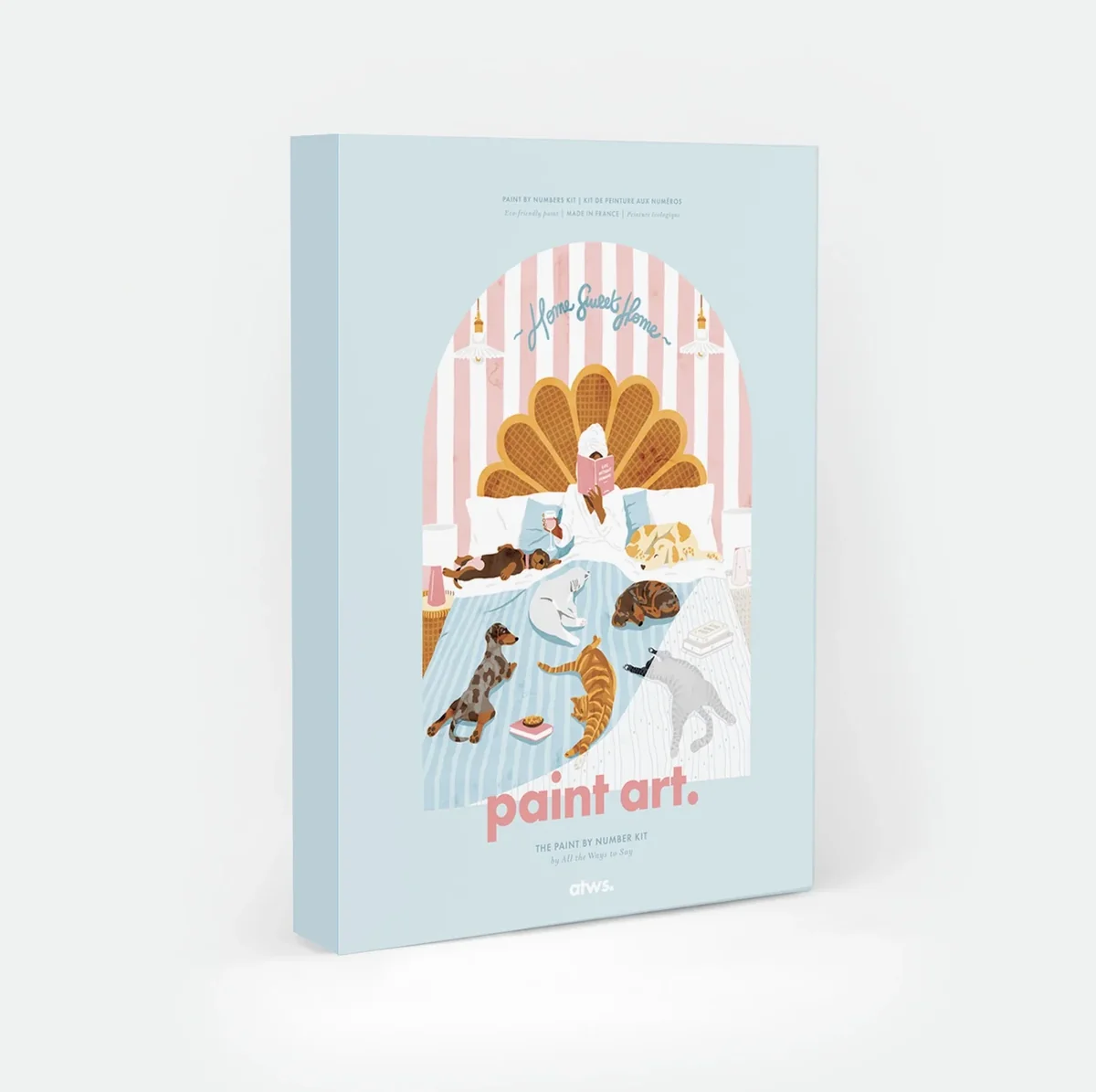 Kit de peinture aux numéros | Cats and Human – Image 2