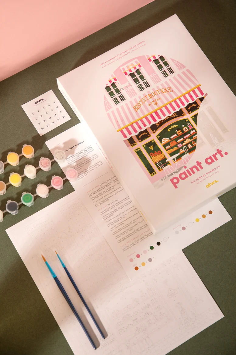 Kit de peinture aux numéros | Boulangerie