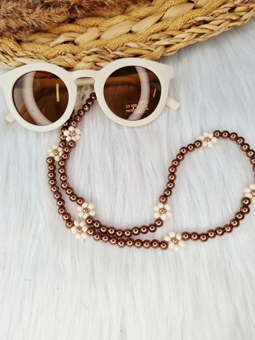 Cordon de Lunettes | Marguerite Marron