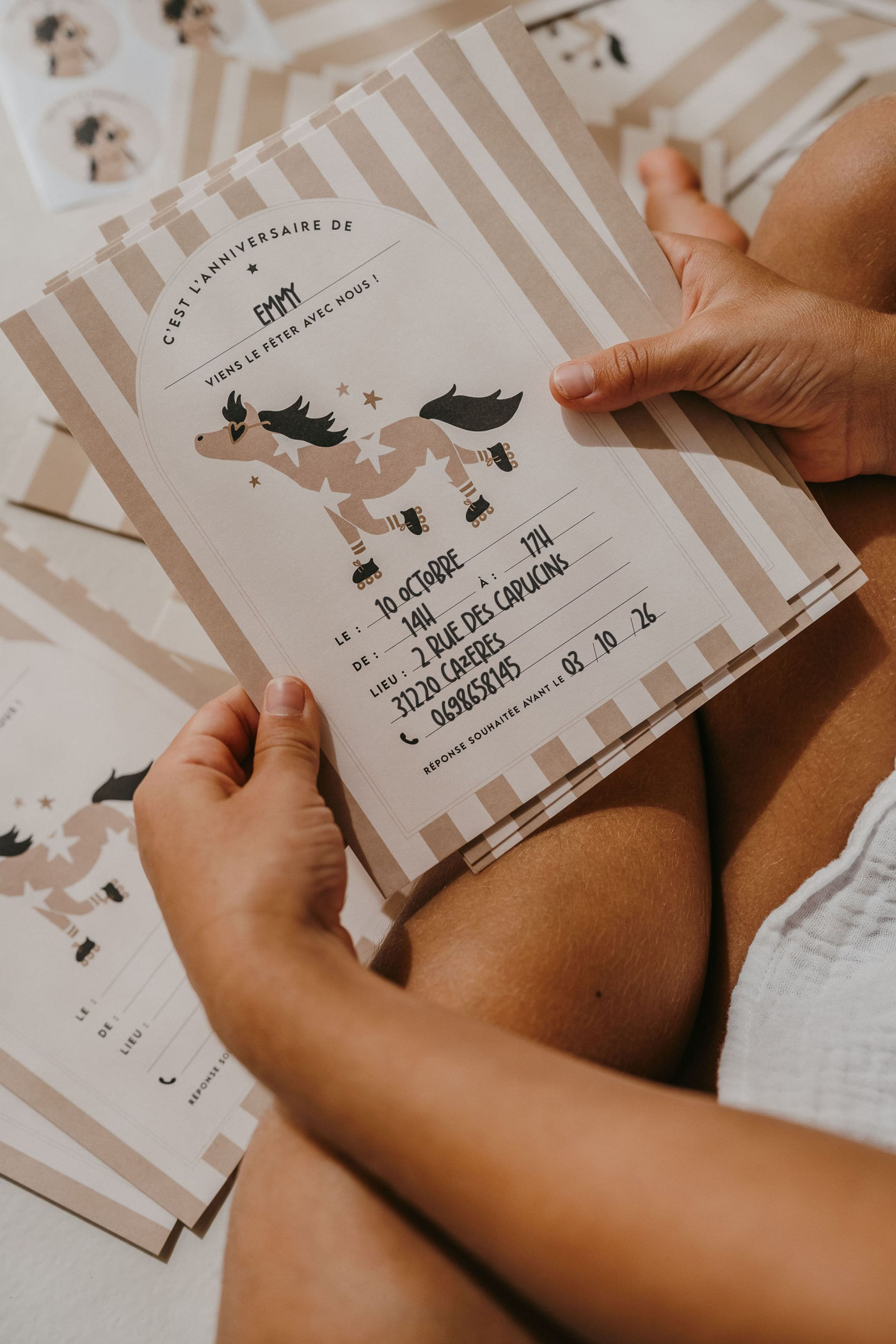 Carte d'Invitation anniversaire | Billy Poney – Image 2
