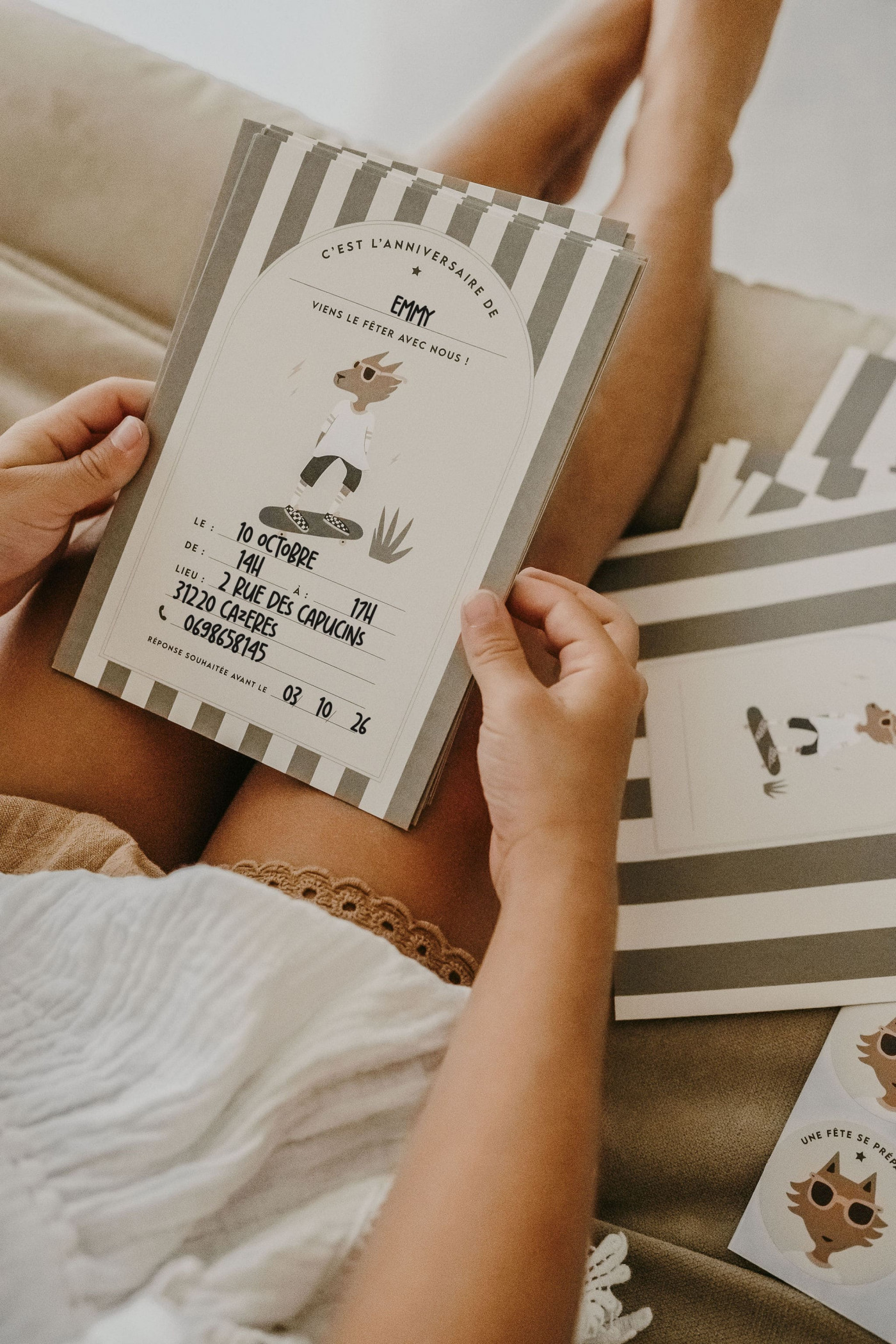 Carte d'Invitation anniversaire | Max Renard – Image 2