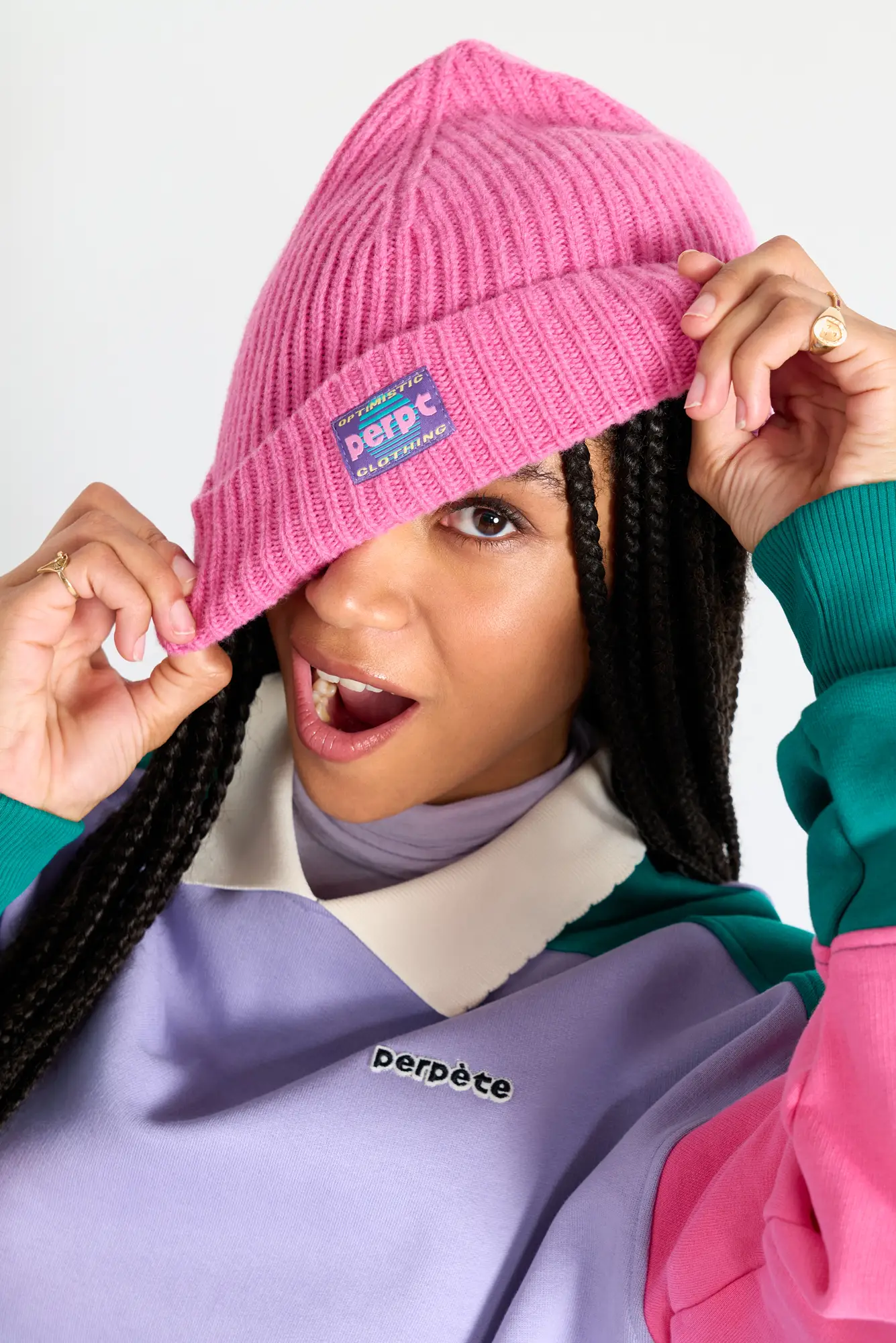 Bonnet | Rose adulte – Image 2