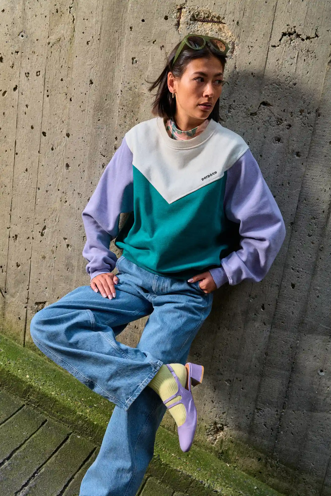 Pull Adulte | Max vert / lilas – Image 4