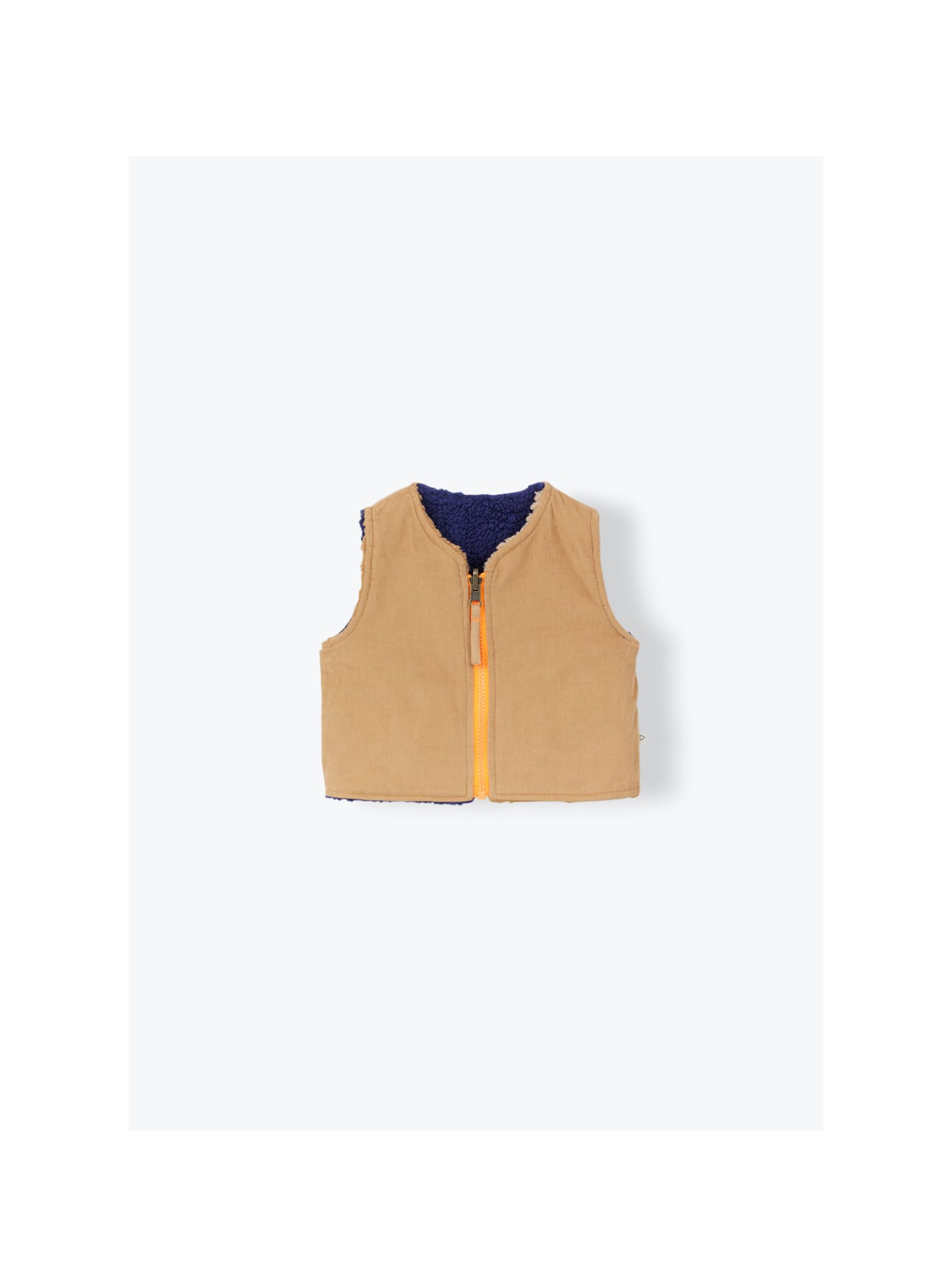 Gilet Sherpa | Réversible Camel – Image 2